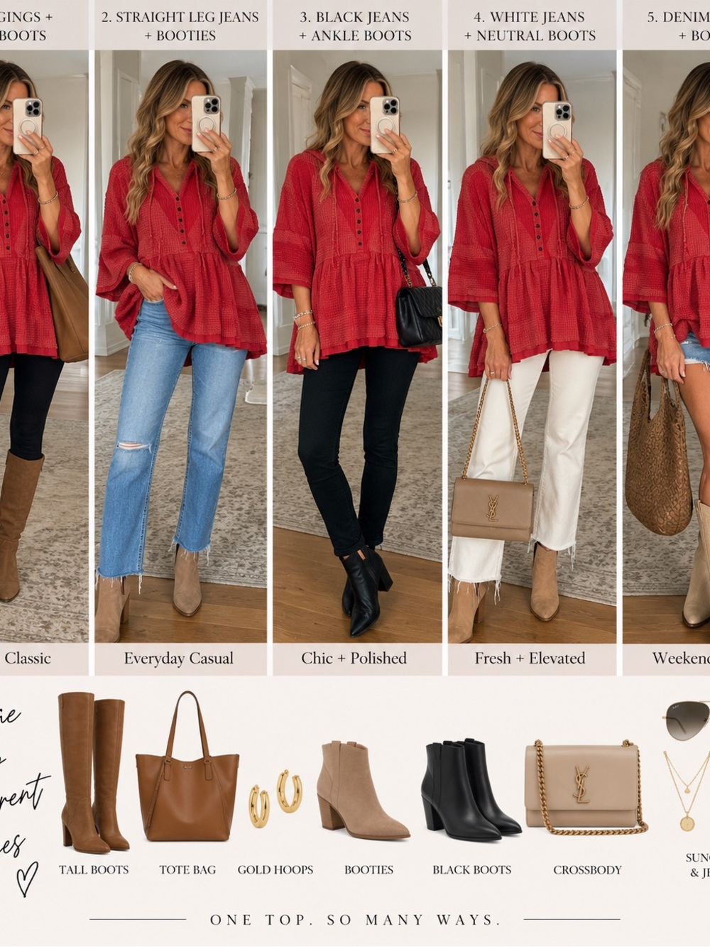 Listicle Red Hooded Peplum Knit Sweatshirt